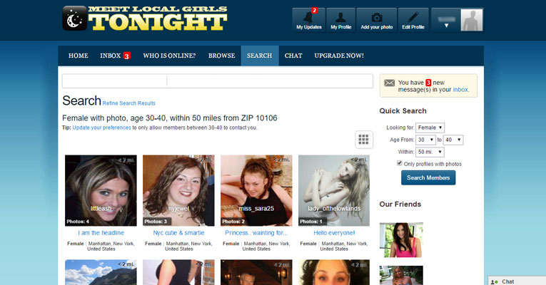 Meet Local Girls Tonight Review
